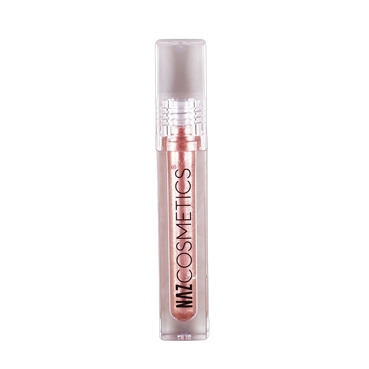 Brillo de labios cuadrado transparente