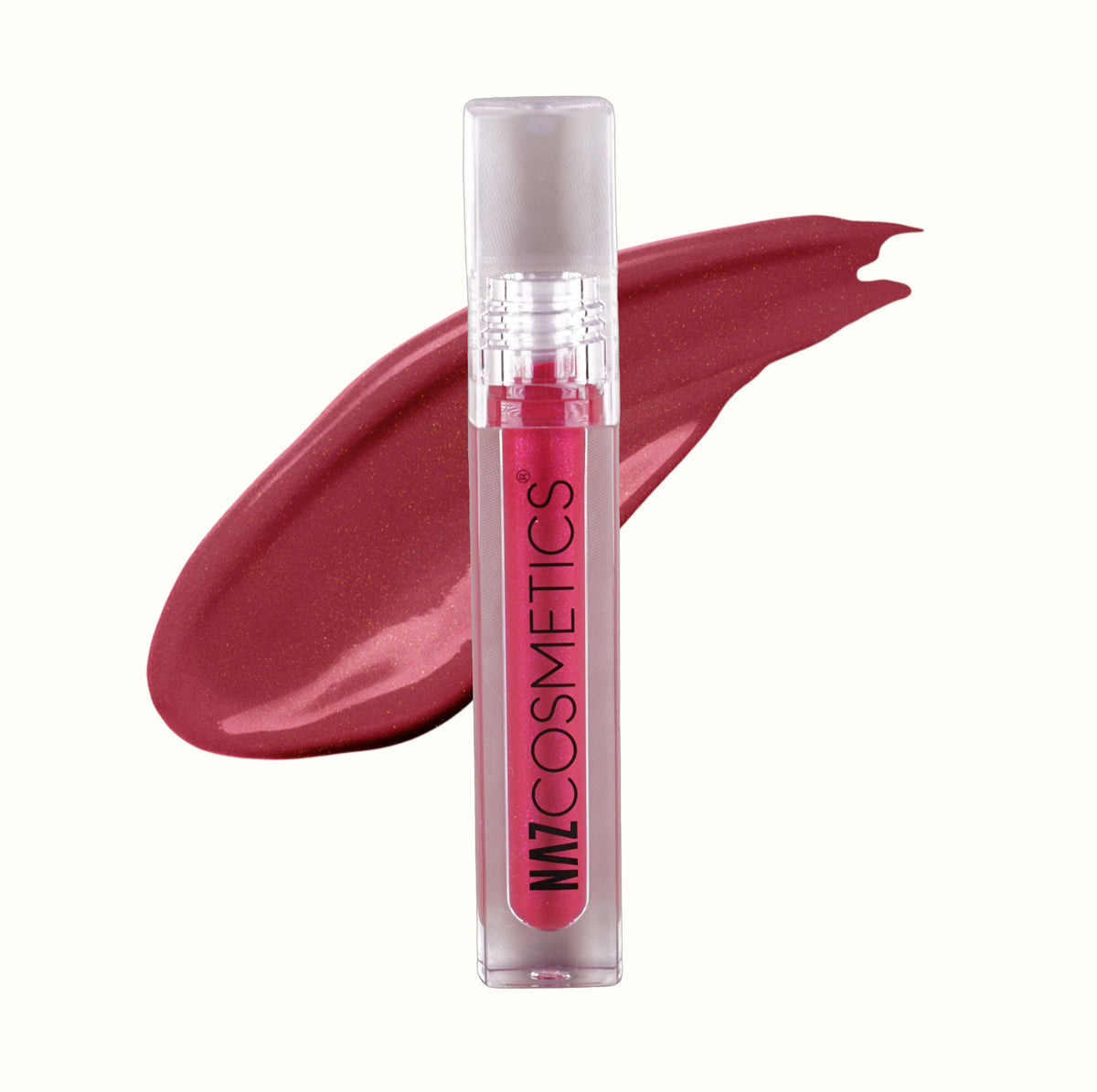 Brillo de labios cuadrado transparente