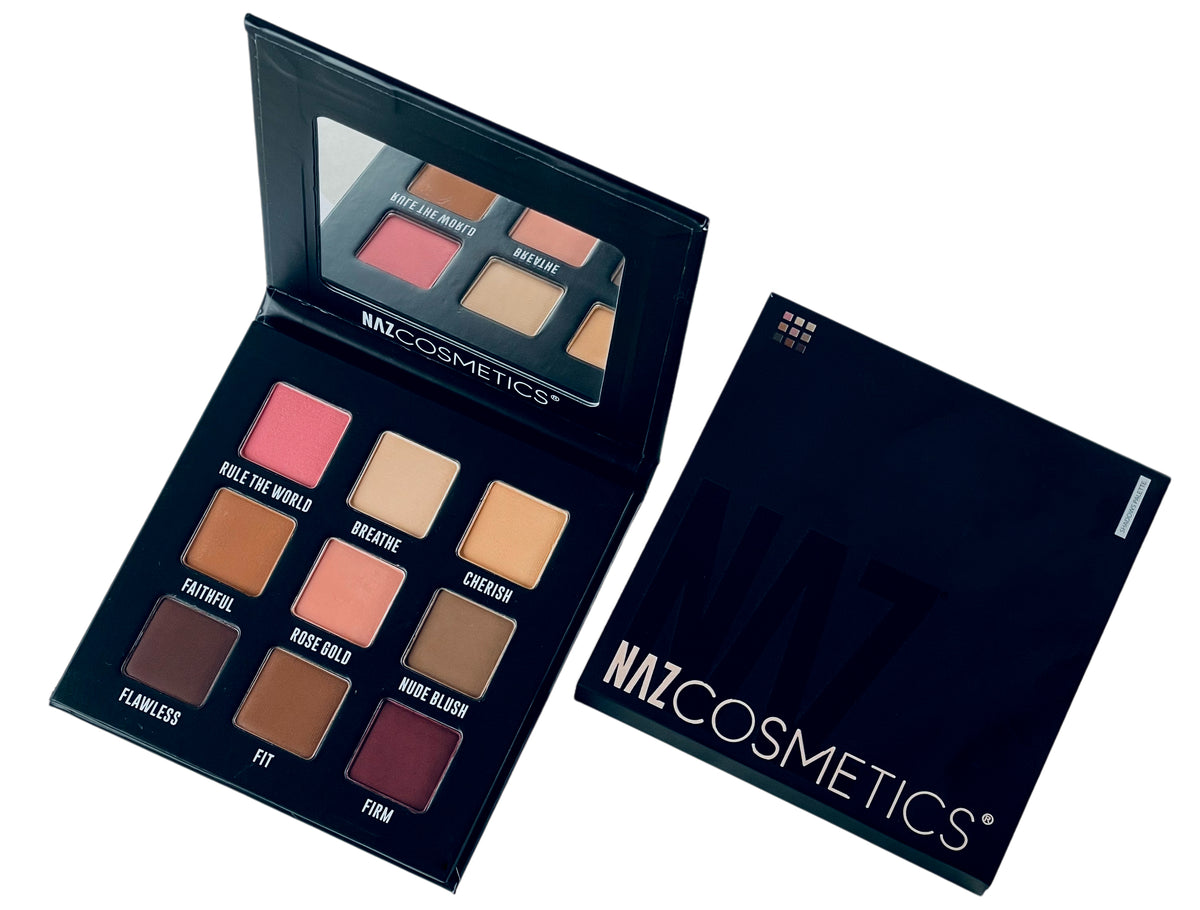 Paleta de sombras de ojos de 9 paneles